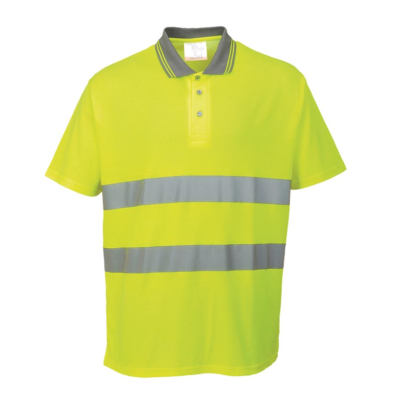 Cotton Comfort polo shirt (S171) - Yellow S